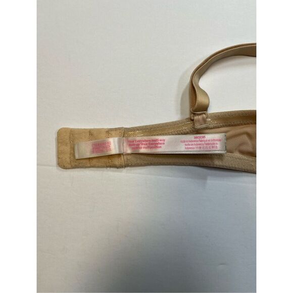 Victoria's Secret PINK Womens Where Everywhere Padded Push-Up Bra Beige Size 38C - Picture 4 of 9